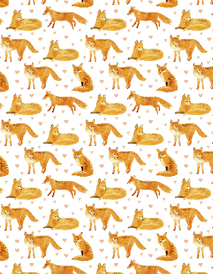 Fabric roller blind Foxes