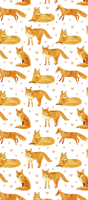 Fabric roller blind Foxes