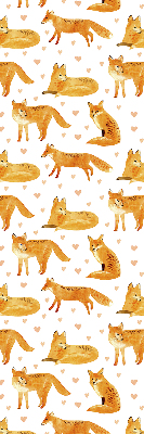 Fabric roller blind Foxes