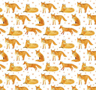 Fabric roller blind Foxes