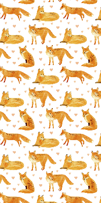 Fabric roller blind Foxes
