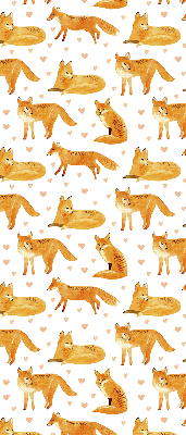 Fabric roller blind Foxes