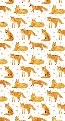 Fabric roller blind Foxes