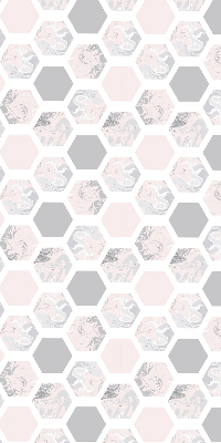 Modern roller blind Hexagons