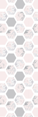 Modern roller blind Hexagons