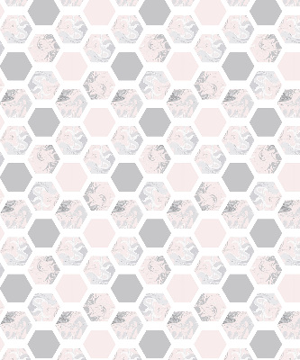 Modern roller blind Hexagons