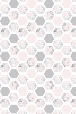 Modern roller blind Hexagons