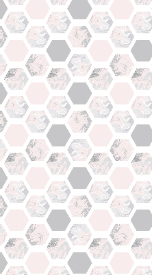 Modern roller blind Hexagons