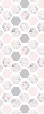 Modern roller blind Hexagons