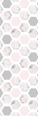 Modern roller blind Hexagons