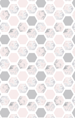 Modern roller blind Hexagons