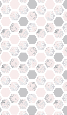 Modern roller blind Hexagons