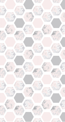 Modern roller blind Hexagons