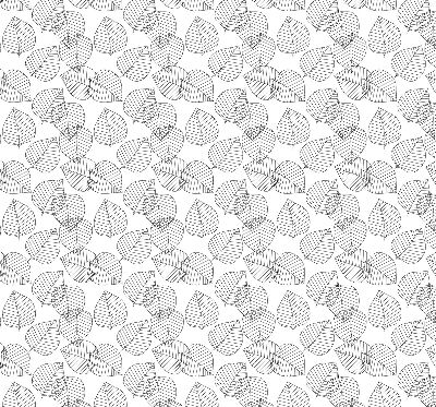 Roller blind for large window Drawn leaves