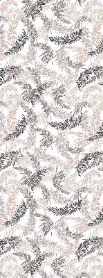 Fabric roller blind Plant leaves