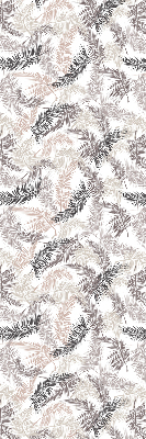 Fabric roller blind Plant leaves