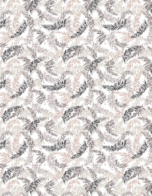 Fabric roller blind Plant leaves