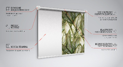 Modern roller blind Leaves