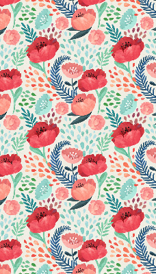 Roller blind for large window Poppy