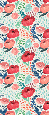 Roller blind for large window Poppy