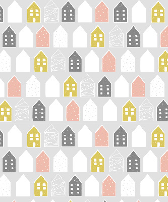 Roller blind for large window Drawn houses