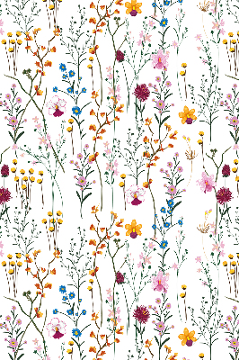 Modern roller blind Colorful flowers