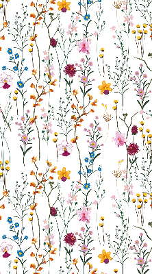 Modern roller blind Colorful flowers