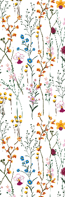 Modern roller blind Colorful flowers