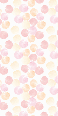 Roller blind for large window Colorful spots