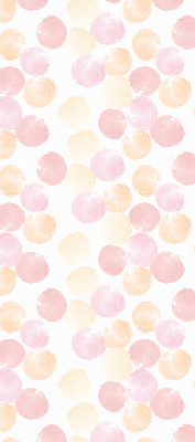 Roller blind for large window Colorful spots