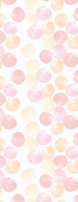 Roller blind for large window Colorful spots