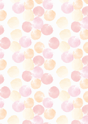 Roller blind for large window Colorful spots