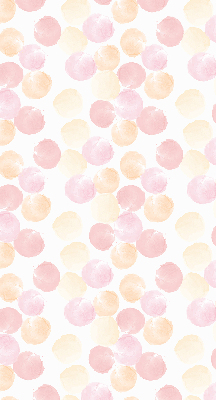 Roller blind for large window Colorful spots