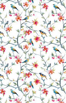 Fabric roller blind Birds on the twigs