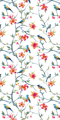 Fabric roller blind Birds on the twigs
