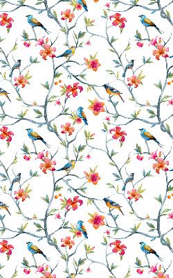 Fabric roller blind Birds on the twigs