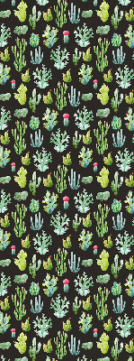Roller blind for large window Cacti