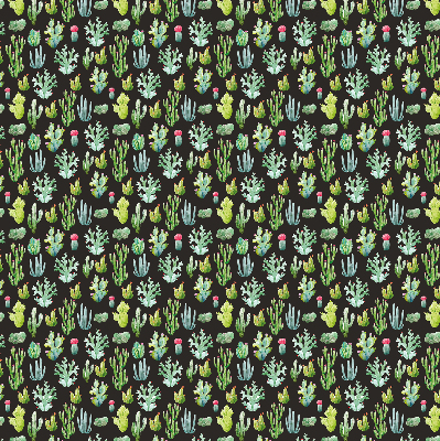 Roller blind for large window Cacti