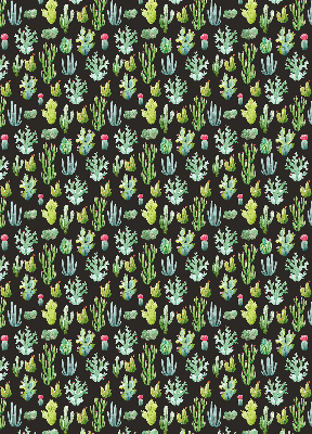 Roller blind for large window Cacti
