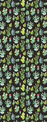 Roller blind for large window Cacti
