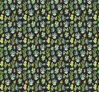 Roller blind for large window Cacti