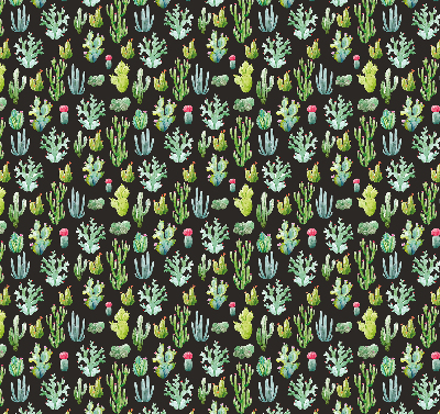 Roller blind for large window Cacti