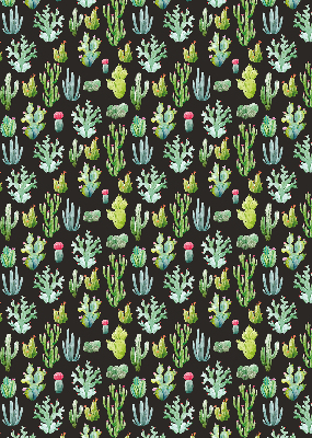Roller blind for large window Cacti