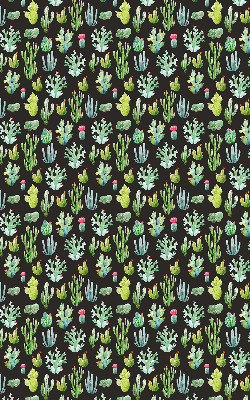 Roller blind for large window Cacti
