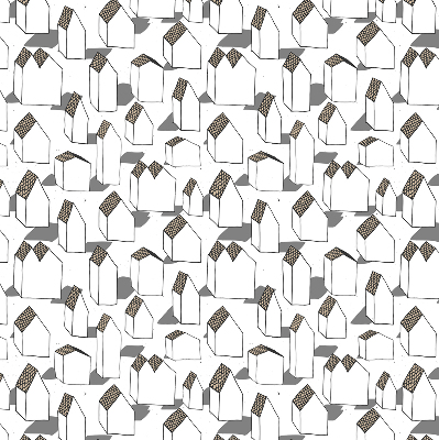 Roller blind for large window White houses