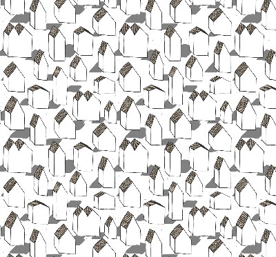 Roller blind for large window White houses