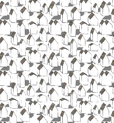 Roller blind for large window White houses
