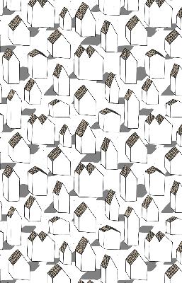 Roller blind for large window White houses