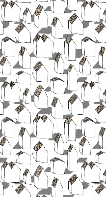 Roller blind for large window White houses