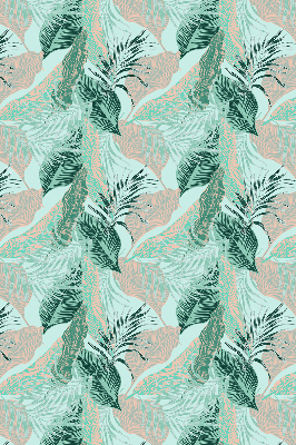 Roller blind for large window Tropical leaves